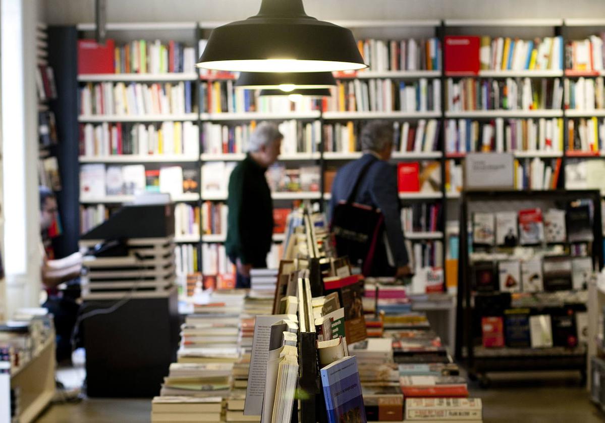 Vista de una librería.