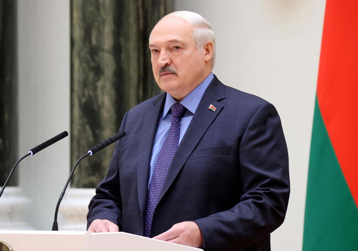 El presidente de Bielorrusia, Alexander Lukashenko.