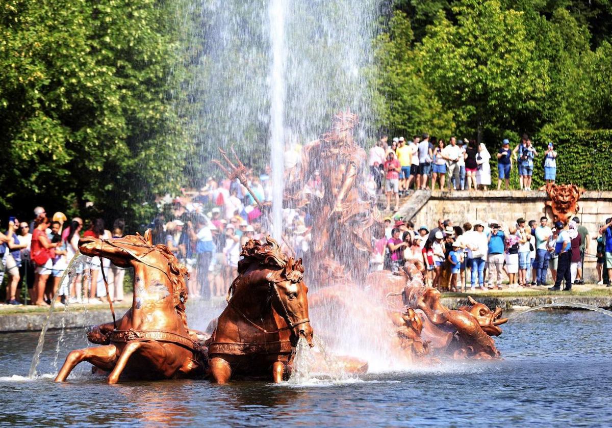 Jardines del Palacio Real de La Granja de San Ildefonso.