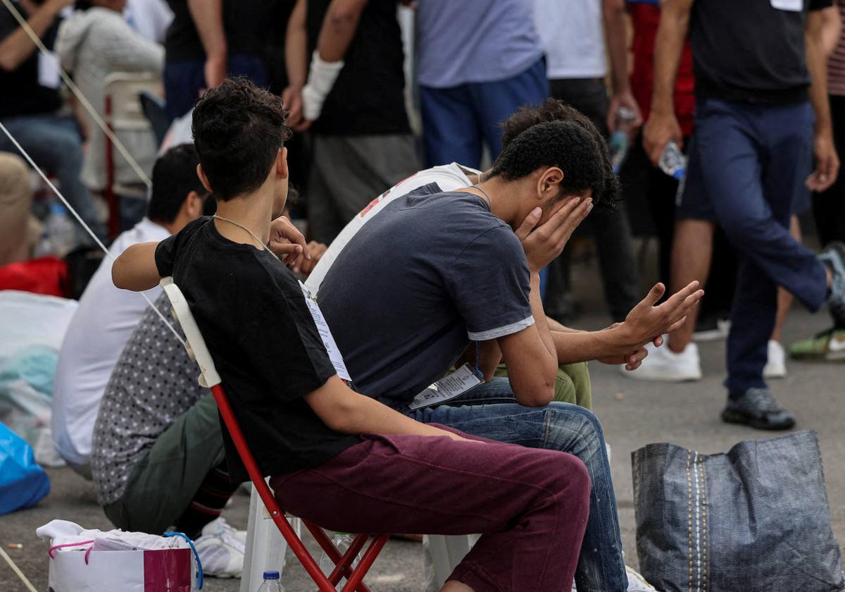 Supervivientes del naufragio ocurrido frente a las costas de Grecia el pasado 13 de junio.