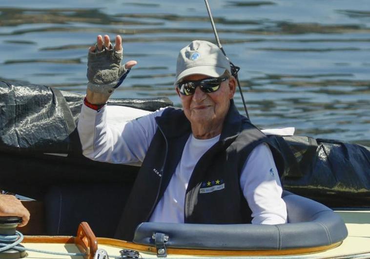 Juan Carlos I asegura que volverá «muchas veces» a Galicia este verano