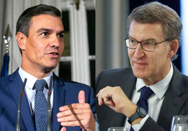 Pedro Sánchez y Alberto Núñez-Feióo.