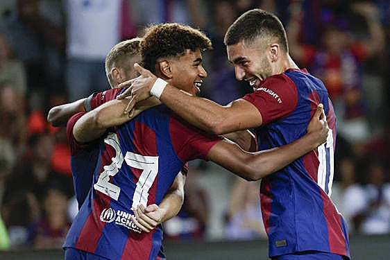 Lamine Yamal se presenta en el Gamper