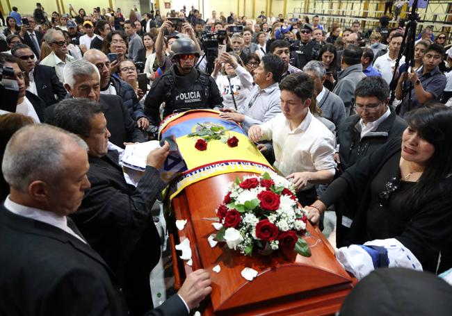 Funeral de Fernando Villavicencio