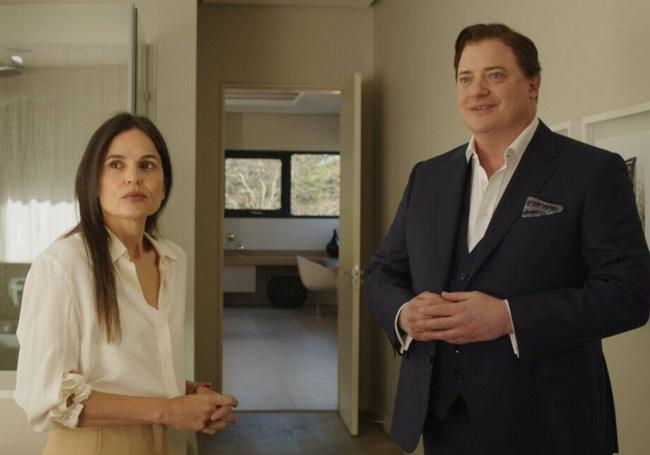 Elena Anaya y Brendan Fraser en 'Professionals'