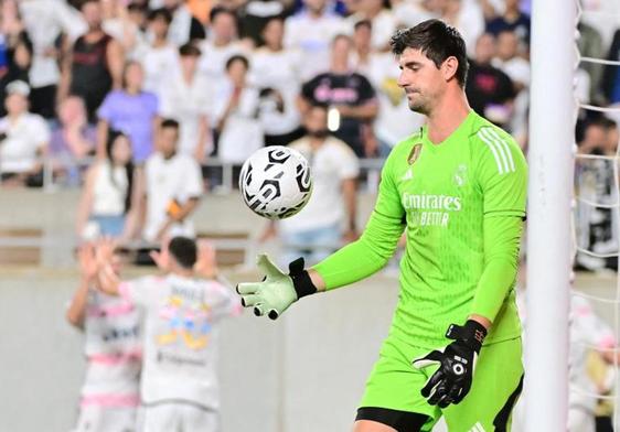 Thibaut Courtois, durante un partido de pretemporada.