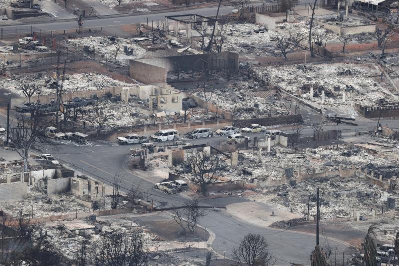 Así ha quedado la isla hawaiana de Maui tras los devastadores incendios