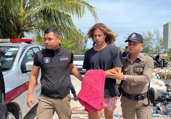 Daniel Sancho detenido en Tailandia.