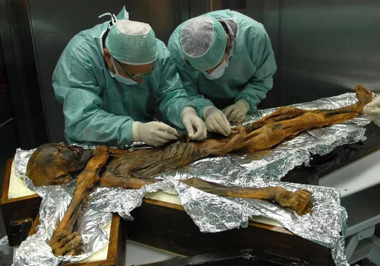 Ötzi, el hombre de hielo de los Alpes, no era tan blanco y además se le caía el pelo