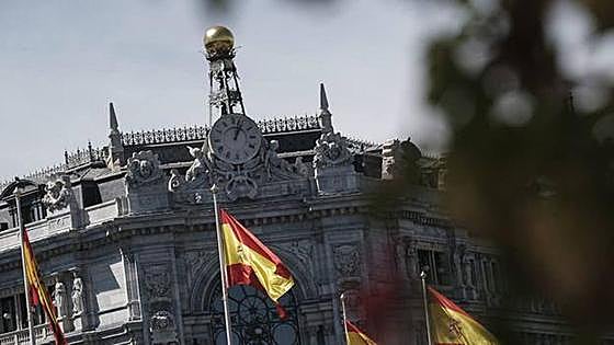 Fachada del Banco de España.