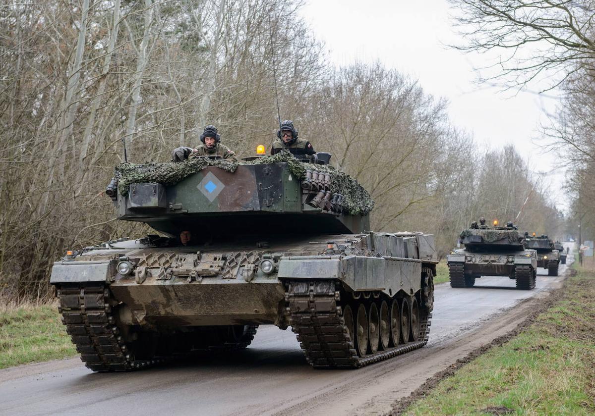 Los tanques Leopard están entre los equipos que ha recibido Ucrania de Occidente para plantar cara a Rusia.