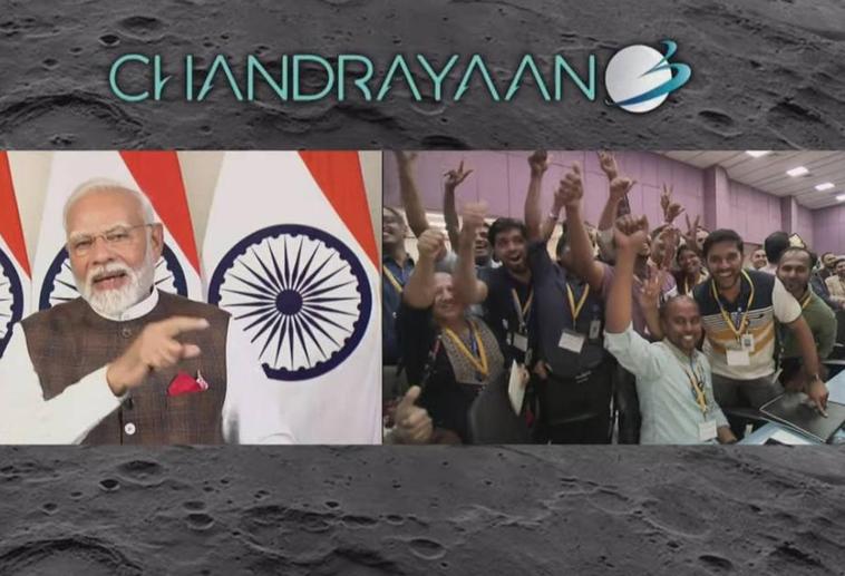 La sonda india Chandrayaan-3 se posa cerca del polo sur de la Luna tras el fracaso de Rusia
