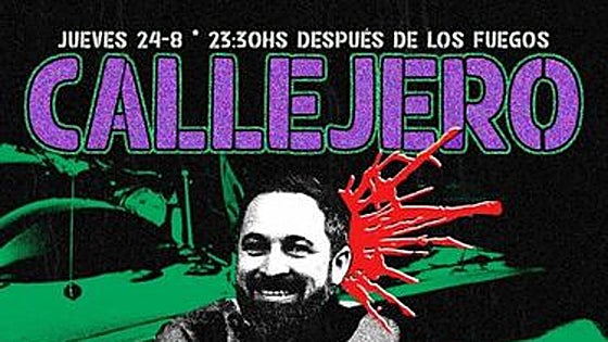 El juez rechaza suspender el festival que simula un tiro a Abascal en su cartel