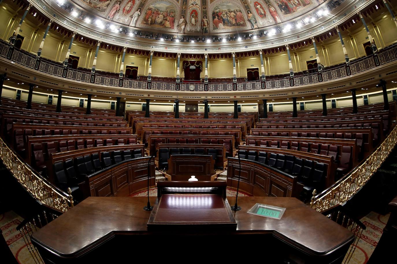 Vista general del Congreso de los Diputados