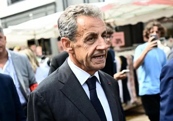 El expresidente francés Nicolas Sarkozy, este viernes en la localidad de Arcachon, en el suroeste de Francia.