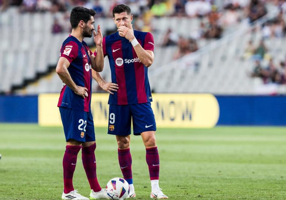 Gündogan y Lewandowski.