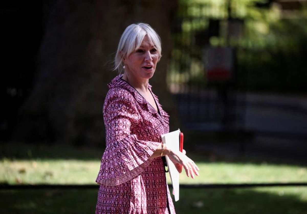 La exministra de Cultura británica Nadine Dorries, en una imagen de archivo.