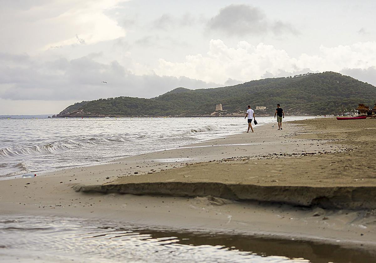 Una playa de Ibiza.
