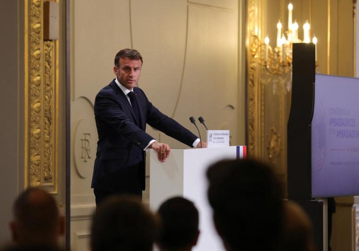 El presidente francés, Emmanuel Macron, en una imagen de archivo.