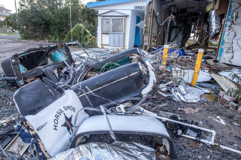 El huracán &#039;Idalia&#039; deja un escenario catastrófico en Florida