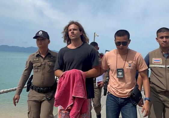 Daniel Sancho, detenido en Tailandia