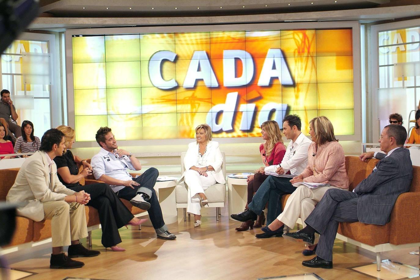 Presentando el programa 'Cada día'. 