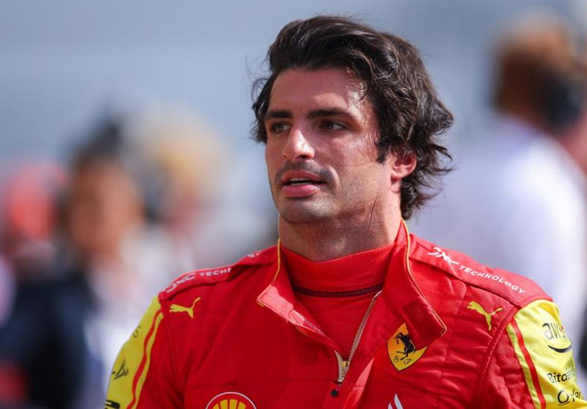 Carlos Sainz, en el circuito de Monza.