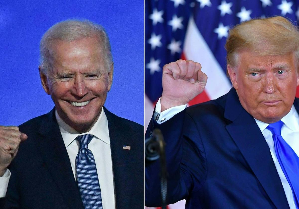 Es probable que Joe Biden y Donald Trump vuelvan a medirse en las elecciones presidenciales de EE UU en 2024.