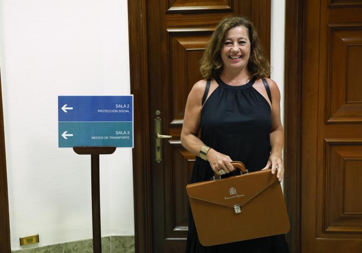 La nueva presidenta del Congreso, Francina Armengol.