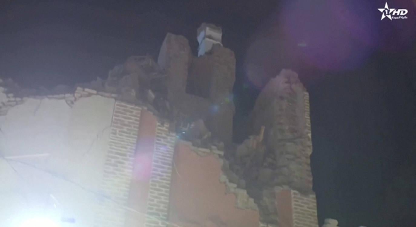 Las imágenes del seísmo que ha asolado Marrakech