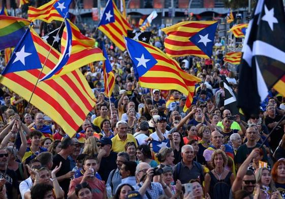 Así hemos contado en directo la manifestación de la Diada