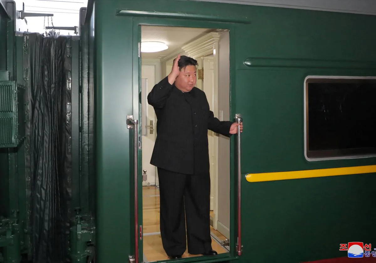 Kim Jong-un llega a Rusia para mantener la reunión con Putin