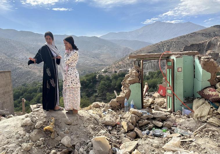 El pueblo que el terremoto y la montaña han borrado del mapa