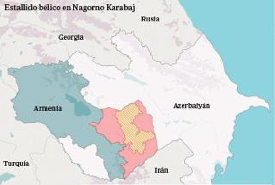 ARMENIA y AZERBAIYÁN reavivan la GUERRA por Nagorno-Karabaj