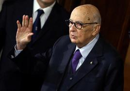 El expresidente italiano Giorgio Napolitano, en una imagen de archivo.