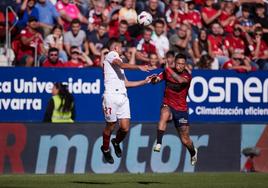 Osasuna y Sevilla, sin acierto ante la puerta rival