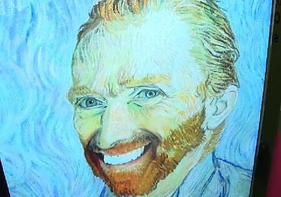 Un Van Gogh sonriente en el madrileño Museo de la Felicidad.