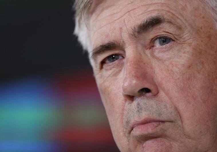 Carlo Ancelotti, durante la rueda de prensa.