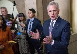 El presidente de la Cámara de Representantes, Kevin McCarthy.