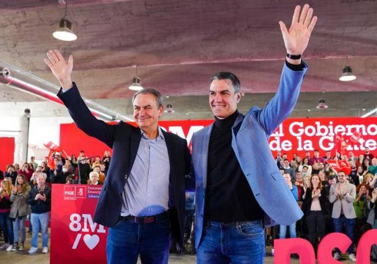 Zapatero y los líderes provinciales del PSOE cierran filas con Sánchez en su negociación con Puigdemont