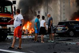 Las imágenes del ataque a Israel