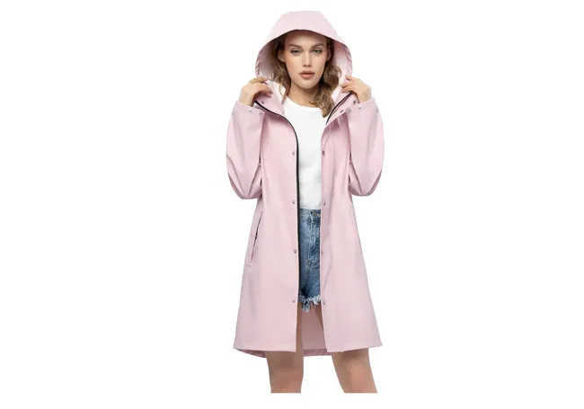 UNIQUEBELLA Chubasquero impermeable para mujer, chaqueta