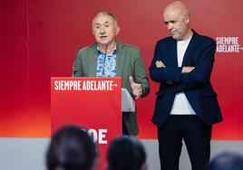 Los líderes sindicales Pepe Álvarez (UGT) y Unai Sordo (CCOO)