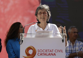 La presidenta de la Sociedad Civil Catalana Elda Mata