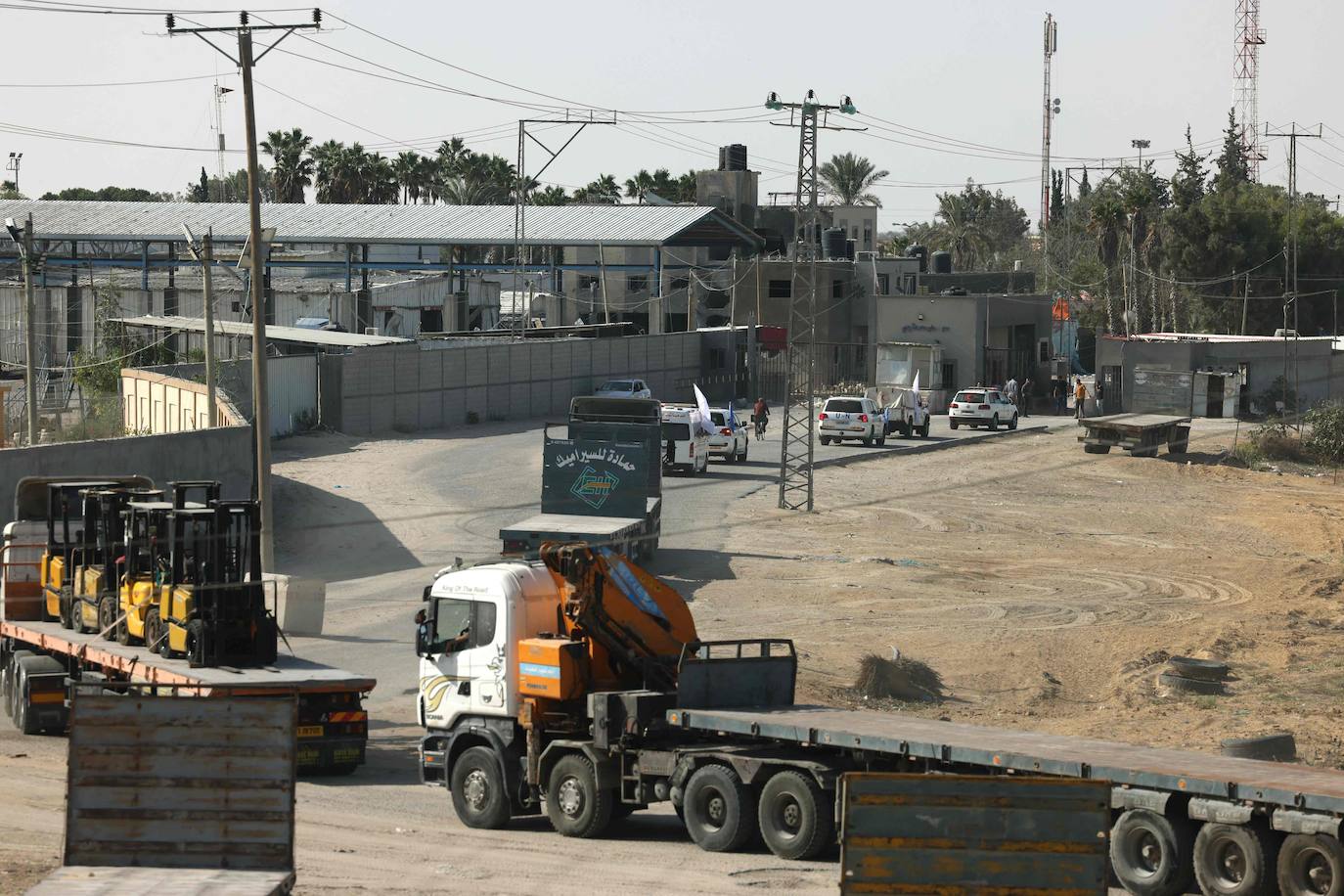 Entrada de la ayuda a Gaza