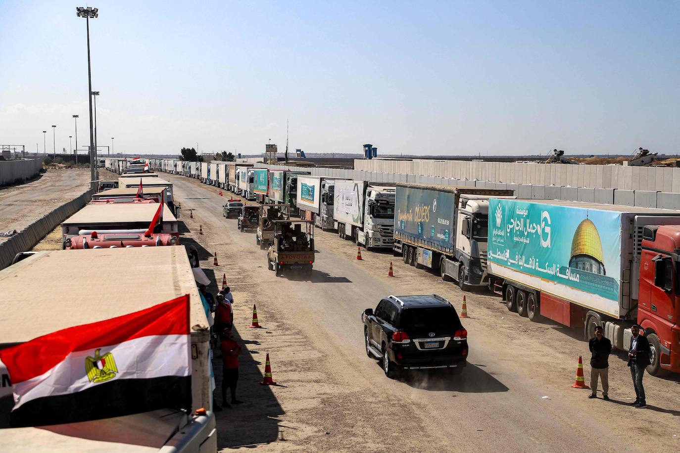 Entrada de la ayuda a Gaza