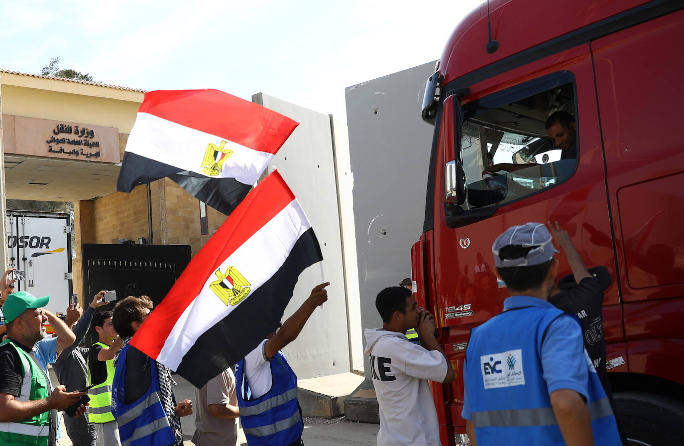 Entrada de la ayuda a Gaza