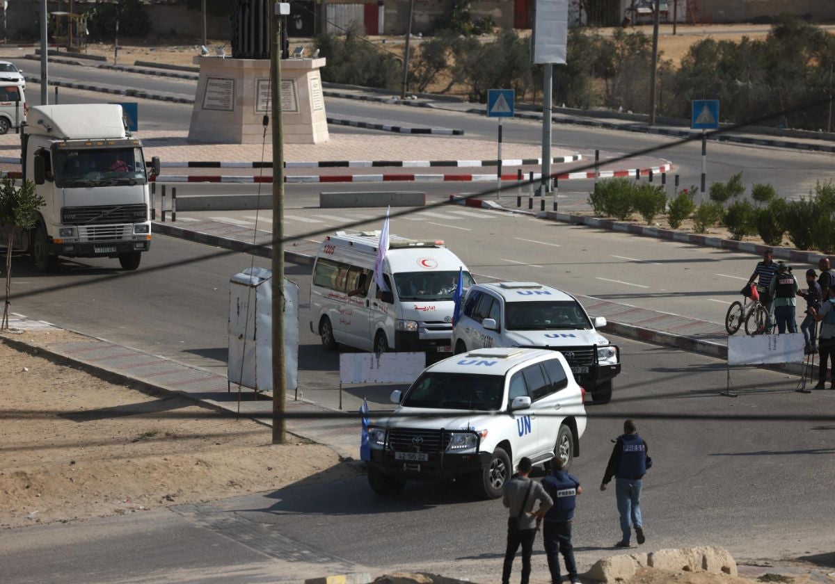 Entrada de la ayuda a Gaza