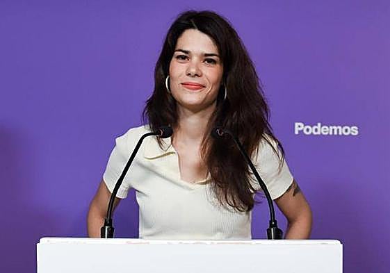 La coportavoz de Podemos Isa Serra.