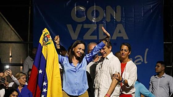 La oposición de Venezuela elige como candidata a María Corina Machado